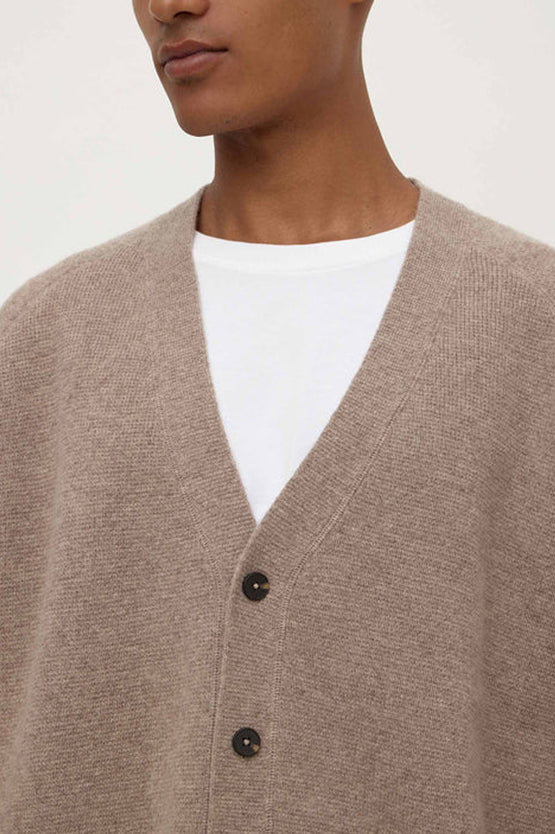 Assembly Jed Wool Cardigan - Sable Marle