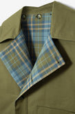 Damson Madder Jerry Crop Trench Coat - Olive