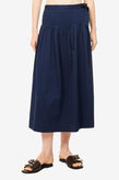 Damson Madder Josie Midi Skirt - Navy