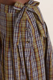 Damson Madder Josie Midi Skirt - Check