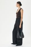 Brie Leon Josie Eyelet Bucket Bag - Black