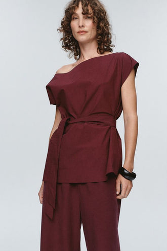 Marle Jude Top - Pomegranate