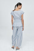 Marle Jude Top - Bleu Stripe