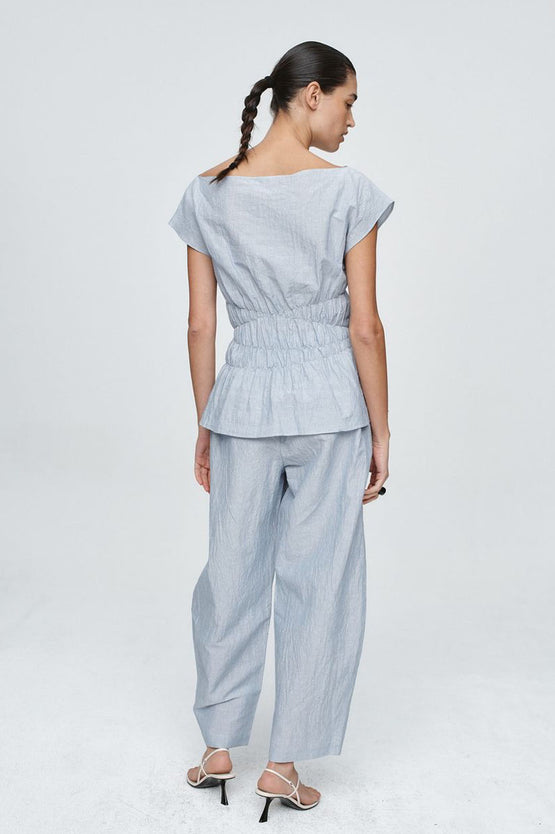 Marle Jude Top - Bleu Stripe