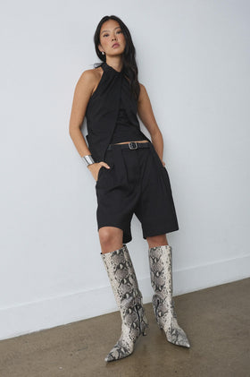 Gracious Kira Halter - Black