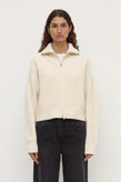 Assembly Kaia Wool Zip Sweater - White