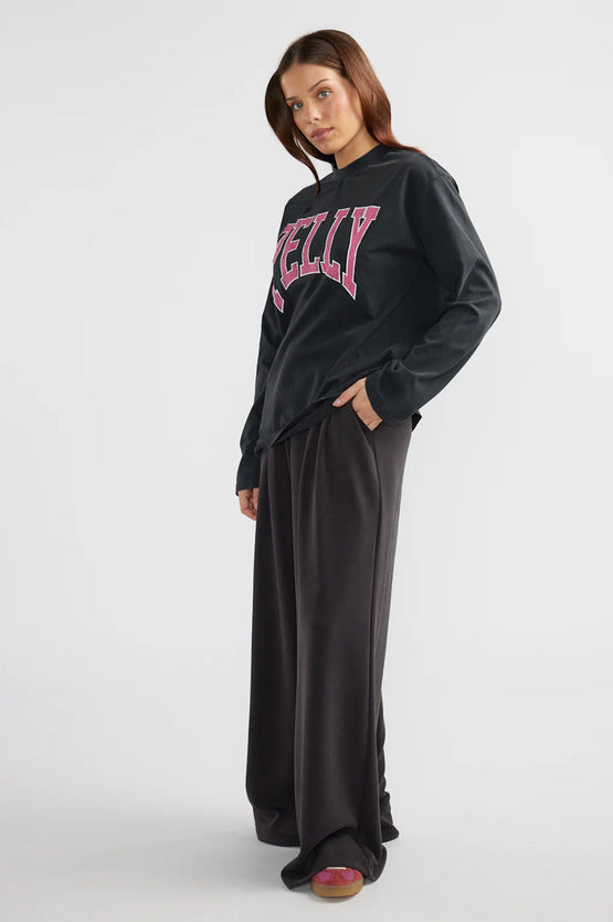 Ena Pelly Kara LS Top - Black