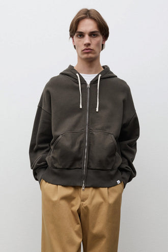 Norse Projects Keldur Zip Hoodie – Beech Green