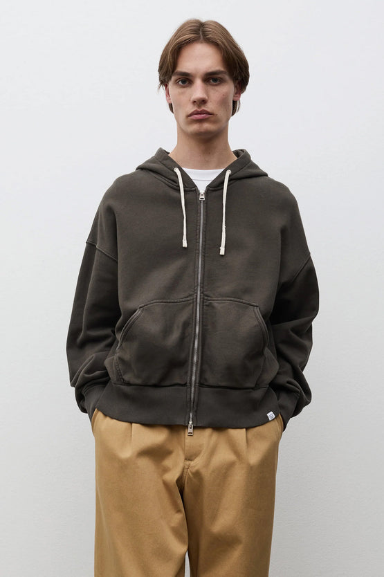 Norse Projects Keldur Zip Hoodie – Beech Green