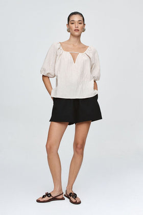 Marle Kendra Top - Cashew