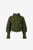 Ruby Matilda Zip Cardigan - Khaki