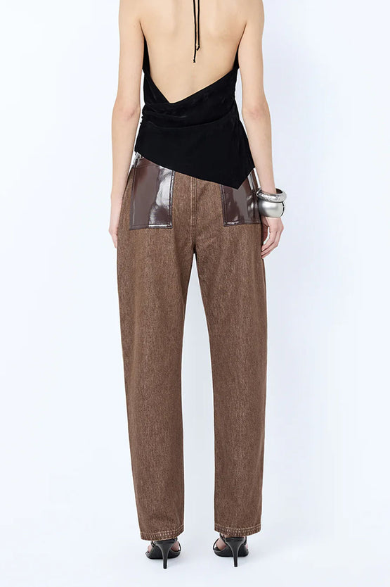 Bec & Bridge Kinley Contrast Jean - Choc