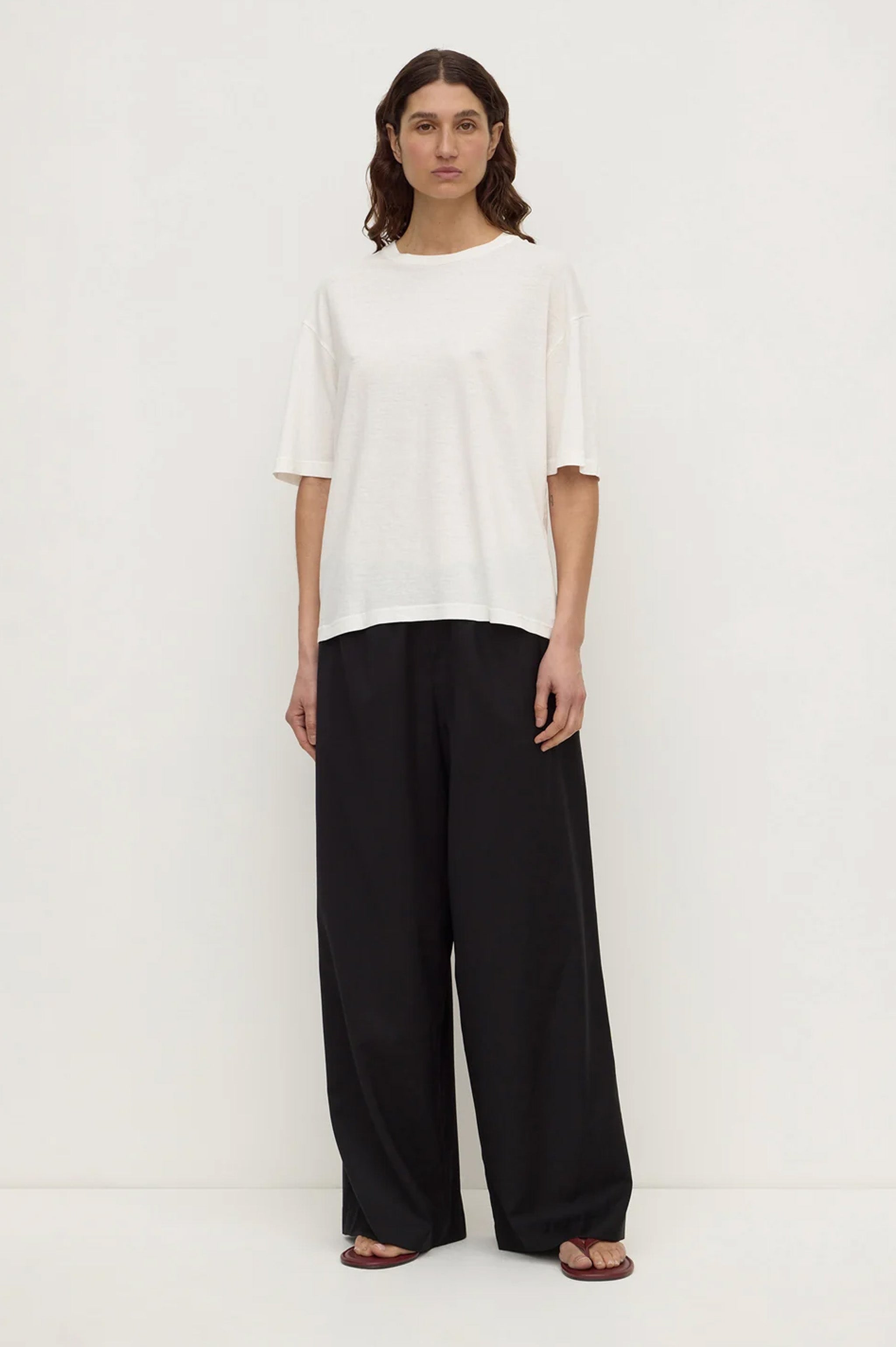 Assembly Kira Cotton Hemp Tee - White