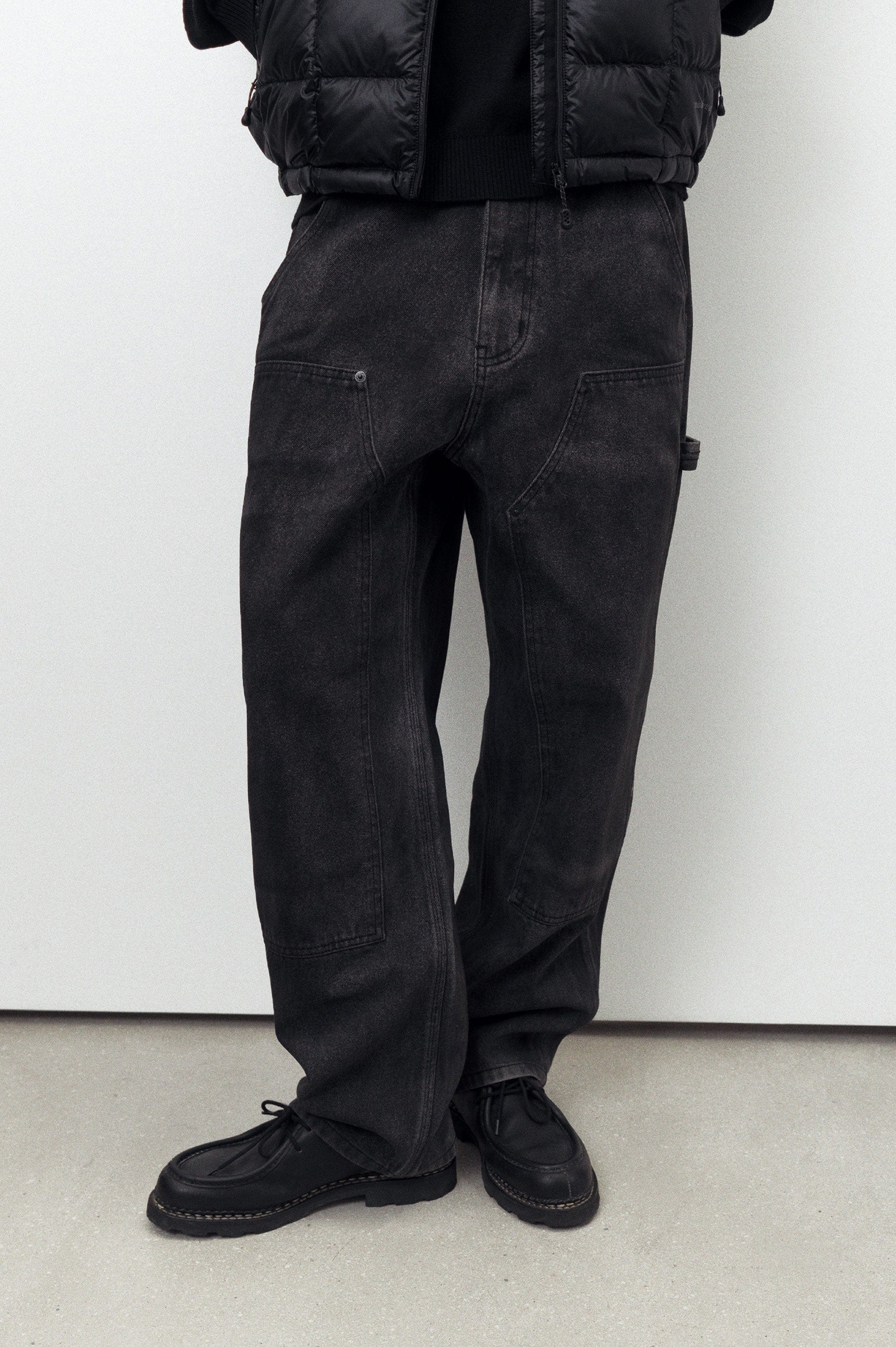 Thisisneverthat Denim Double Knee - Black