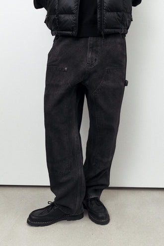 Thisisneverthat Denim Double Knee - Black
