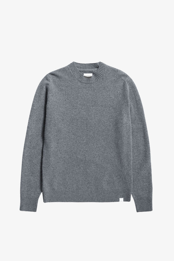 Norse Projects Standard Merino Lambswool Sweater - Grey