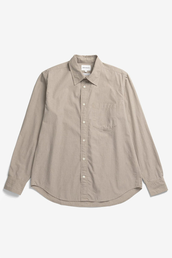 Norse Projects Kongshoved Check Shirt - Oatmeal
