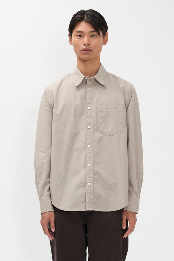 Norse Projects Kongshoved Check Shirt - Oatmeal