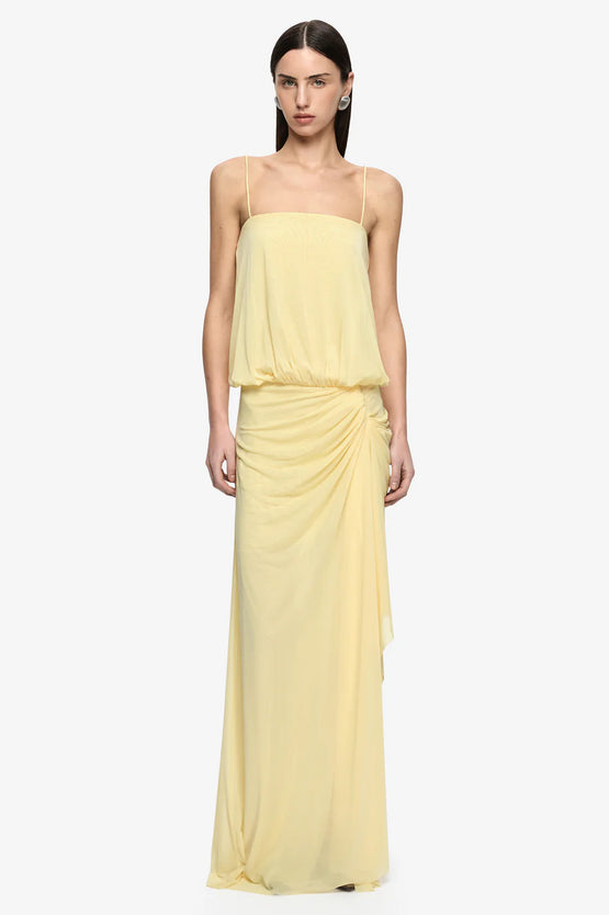 Bec & Bridge Kora Blouson Maxi - Lemon Cream
