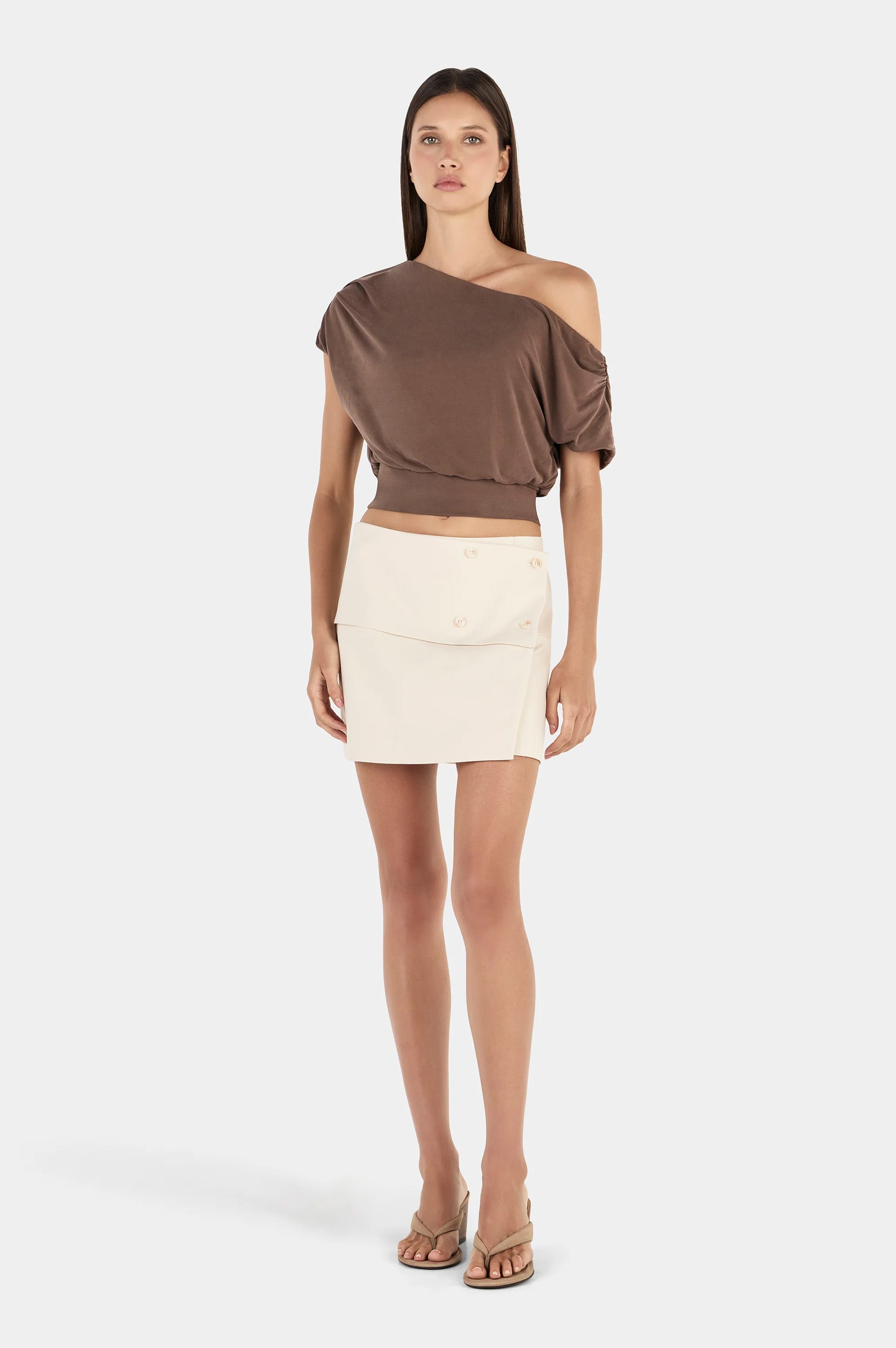 Ownley Kristen Top - Chocolate