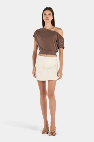 Ownley Kristen Top - Chocolate