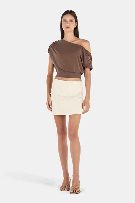 Ownley Kristen Top - Chocolate