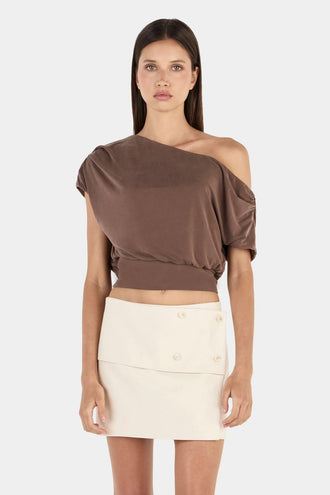 Ownley Kristen Top - Chocolate