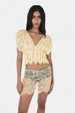 Hansen & Gretel Ruby Lace Top - Butter