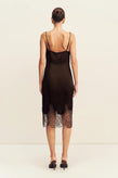 Shona Joy Lucia Lace Midi - Espresso