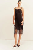 Shona Joy Lucia Lace Midi - Espresso