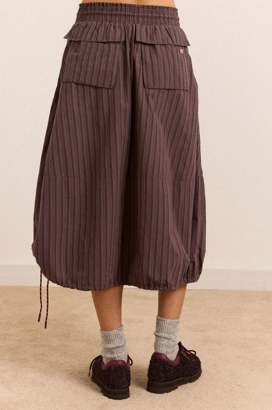 Damson Madder Lainey Midi Skirt - Merlot