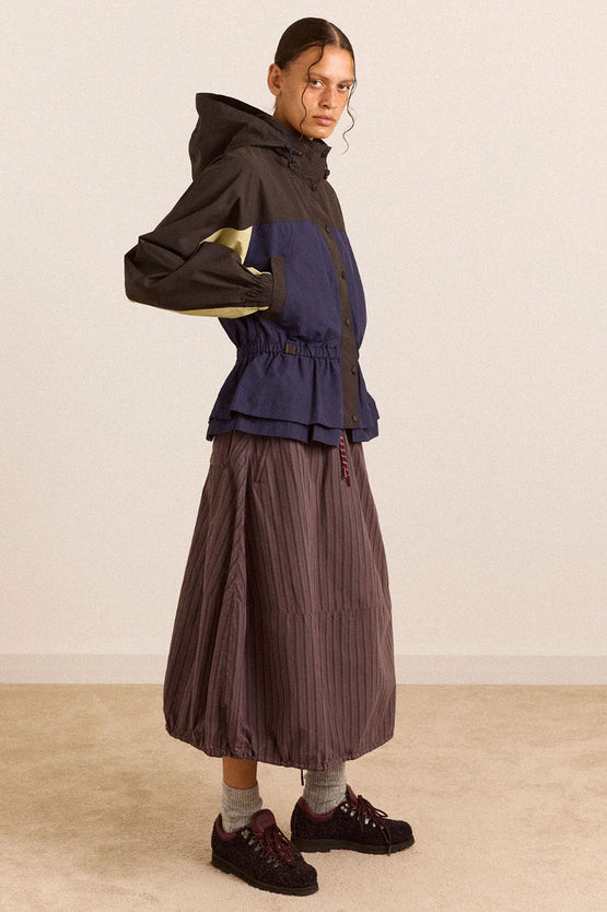 Damson Madder Lainey Midi Skirt - Merlot