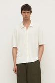Assembly Lance Boucle Knit SS Shirt - Cream