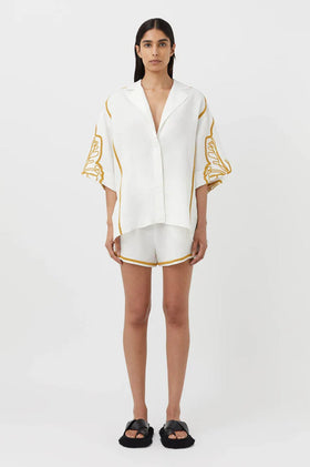 Camilla and Marc Lanza Shirt - Cream
