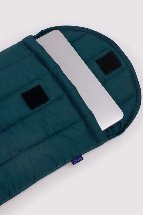 Baggu Puffy Laptop Sleeve 13/14 Inch - Deep Sea