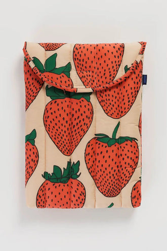 Baggu Puffy Laptop Sleeve 13/14 Inch - Strawberry