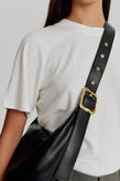 Brie Leon Everyday Croissant Bag Large - Black