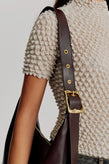 Brie Leon Everyday Croissant Bag Large - Chocolate