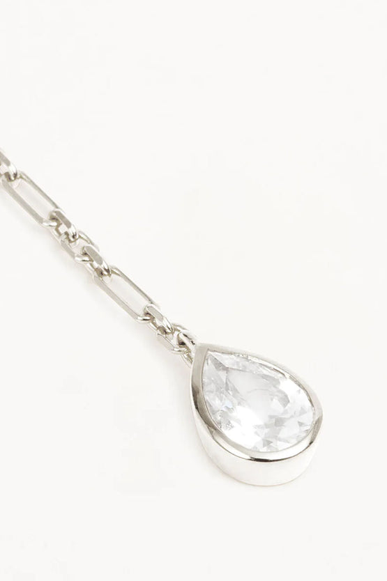 By Charlotte Adored Lariat Necklace - Silver