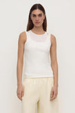 Assembly Mika Jersey Layered Tank - White