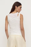 Assembly Mika Jersey Layered Tank - White