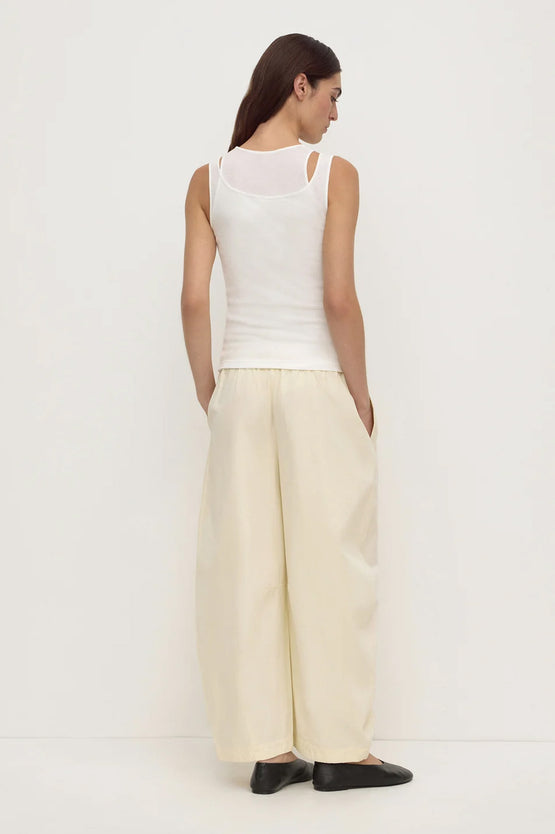 Assembly Lola Barrel Pant - Vanilla