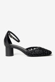 La Tribe Lea Stacker Heel - Black