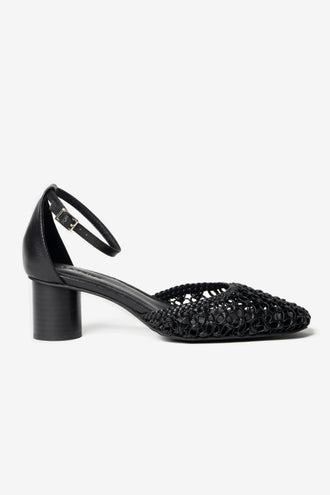 La Tribe Lea Stacker Heel - Black