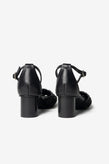 La Tribe Lea Stacker Heel - Black