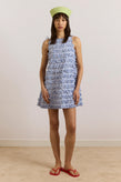 Damson Madder Leli Ruffle Mini - Blue Stripe