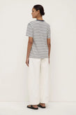 Assembly Leony Stripe Tee - Navy/White