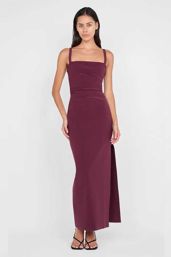 Bec & Bridge Leora Tuck Maxi - Plum