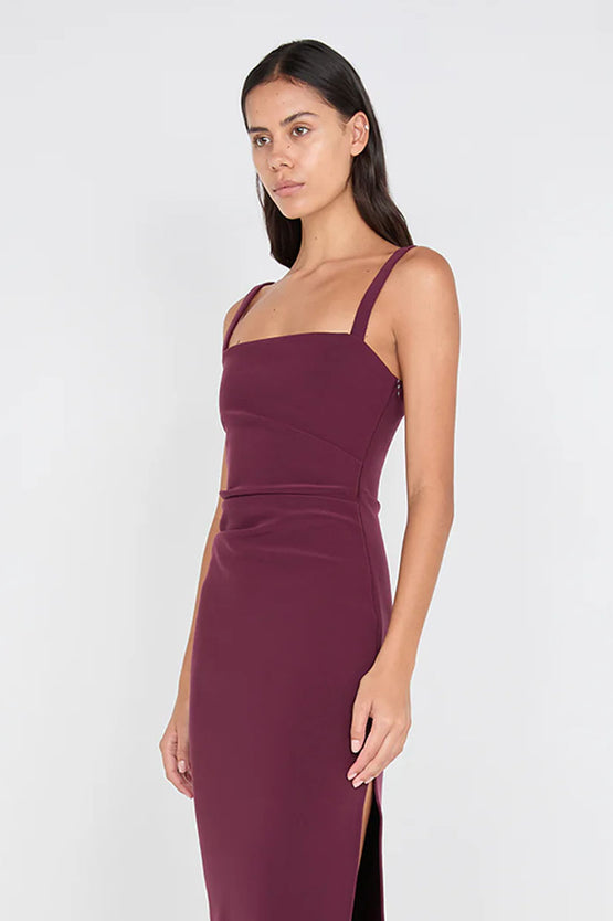 Bec & Bridge Leora Tuck Maxi - Plum