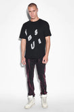 Ksubi Letters Kash SS Tee - Jet Black